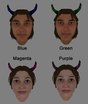  Demon Race Horns Pack